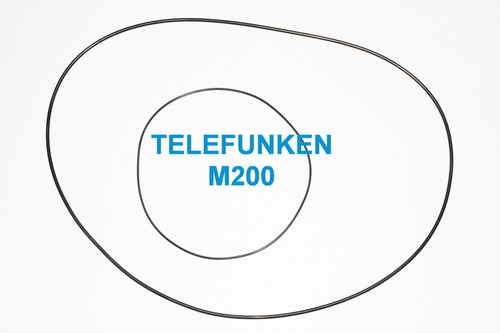 Set belts telefunken 200 - belts,