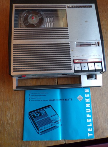 Telefunken magnetophon 302ts - telefunken,